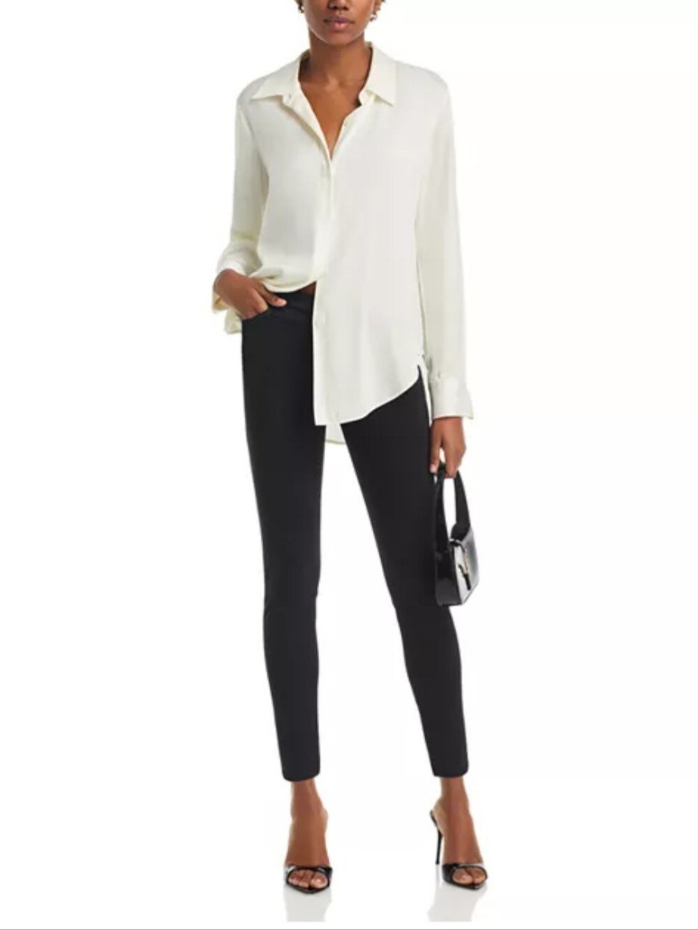 7 For All Mankind Black Gwenevere Skinny Jeans Sz 32. Stretch Denim Women's